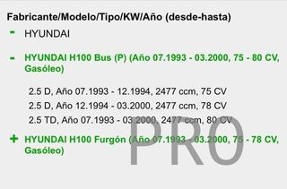 Kit embrague Hyundai h100 nuevo