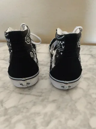 Zapatillas Vans Sk8-Hi Bandana Negras