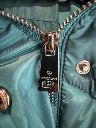 Piumino Motivi verde taglia XS