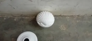 Pomo Puerta Aluminio Blanco