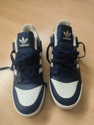 Zapatillas Adidas Forum Low Azul Blanco