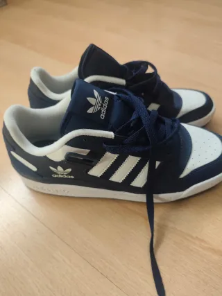 Zapatillas Adidas Forum Low Azul Blanco