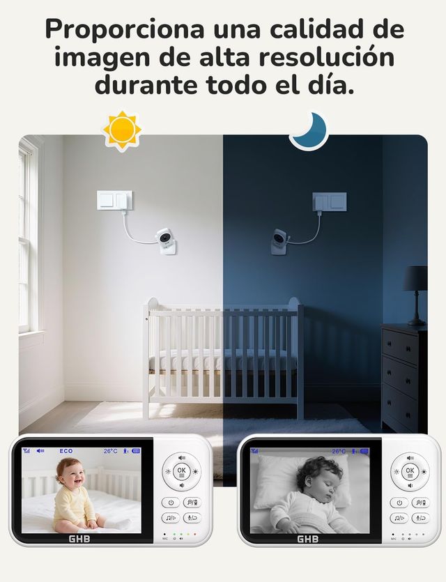 NUEVO - GHB Vigilabebés con Cámara