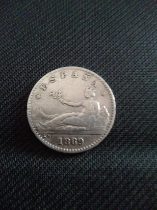 Moneda España 1869