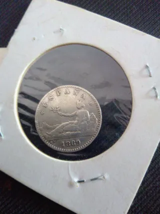 Moneda España 1869