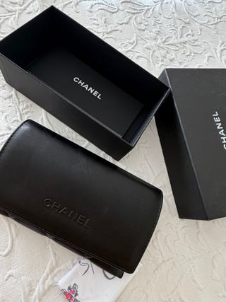 Gafas Chanel Negras y Plateadas Originales