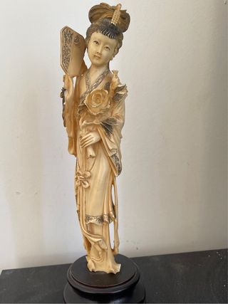 Figura China Resina Decorativa 30cm