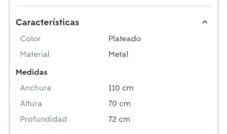 Mesa de camping Mindland plegable