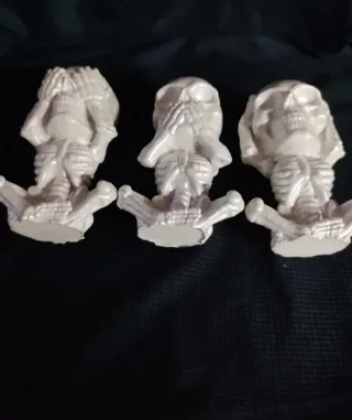 Figuritas esqueletos Halloween