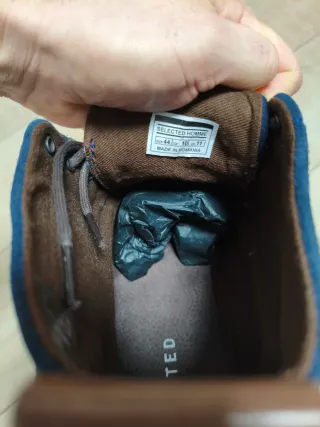 Botines Selected Homme Azul Talla 44