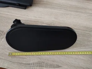 Reposabrazos para escritorio negro