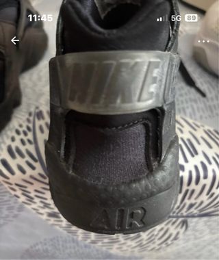 Nike Air Huarache Negras Poco Uso