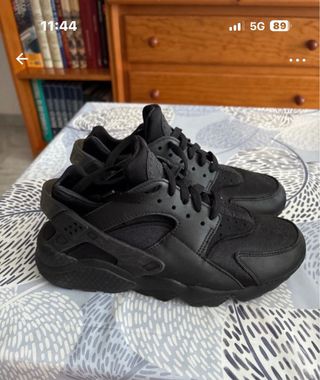Nike Air Huarache Negras Poco Uso