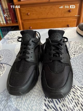 Nike Air Huarache Negras Poco Uso