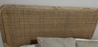 Cabecero 135cm, mesita de noche 40x40 y cajonera