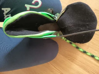 Patines en color verdes y negros