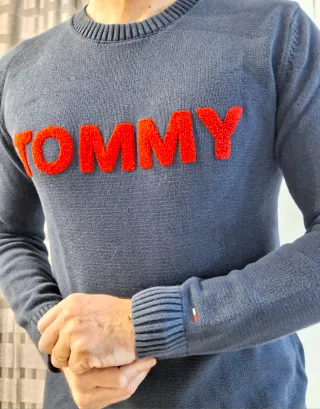 Maglione Tommy Hilfiger Blu Taglia M