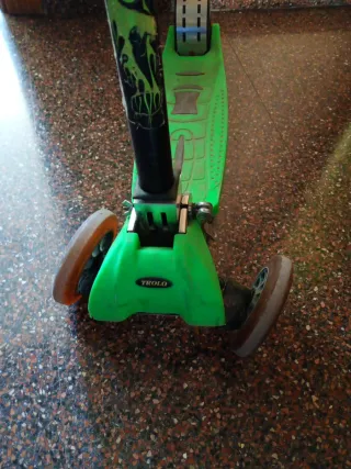 Patinete infantil 3 ruedas verde