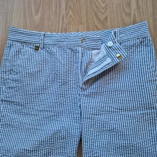 Bermudas Ralph Lauren Rayas Azul Blanco