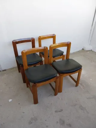 4 Sillas GUILLEMAS. SA. Originales Años 60