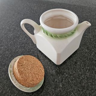 Jarra Cerámica Decoración Frutas