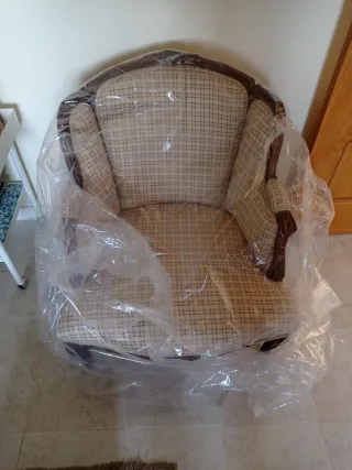 Butaca antigua restaurada