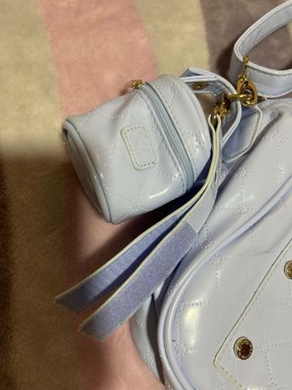 Bolsa Maternidad Mayoral Charol Celeste