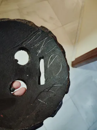 Máscara terracota Manoel Galdino firmada