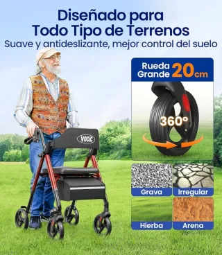 Andador VOCIC Plegable con Asiento