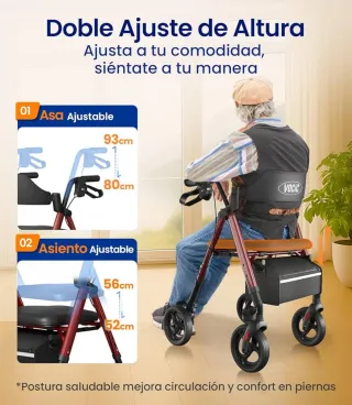 Andador VOCIC Plegable con Asiento