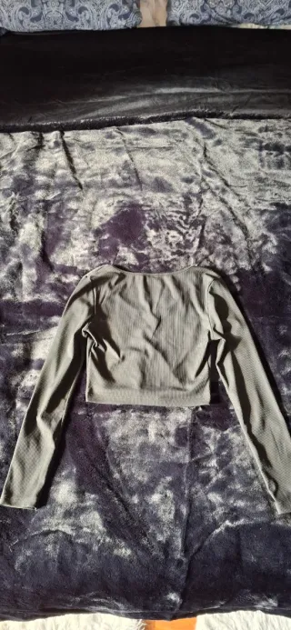 Camiseta manga larga negr Talla S