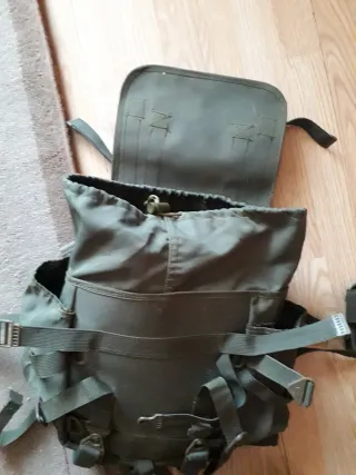 Mochila militar verde