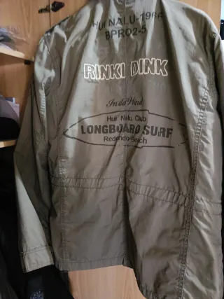 Chaqueta militar verde