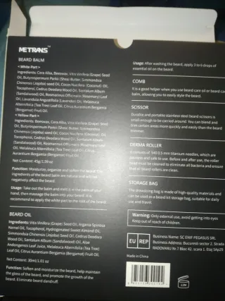 Kit Barba METRANS 6 In 1 Naturale