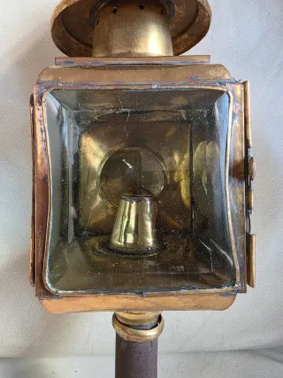 Farol carruaje  caballería antiguo vintage