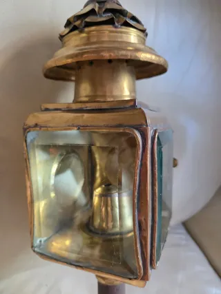 Farol carruaje  caballería antiguo vintage