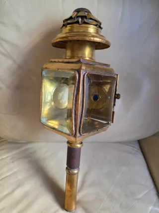 Farol carruaje  caballería antiguo vintage