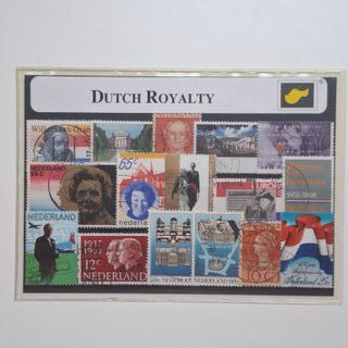 16 Francobolli Dutch Royalty Usati