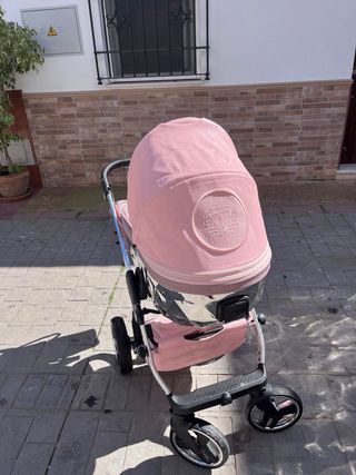 Carro Bebé Junama Hand Craft Glitter Rosa