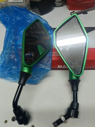 Retrovisores Moto Verdes