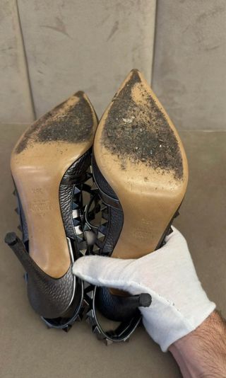 Tacones Valentino Garavani Rockstud Cuero