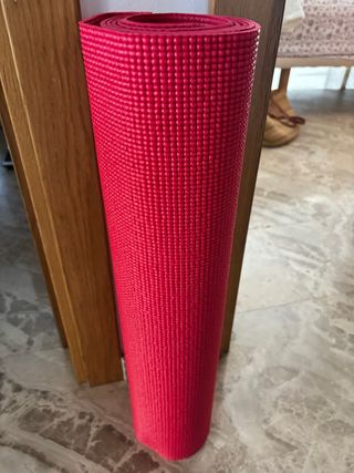 Esterilla de yoga roja