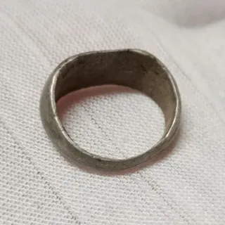 Anillo Romano Plata Sello Grabado