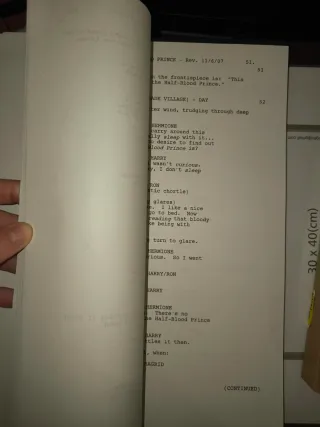 Guion Harry Potter y el Misterio del Príncipe