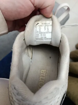 Botines Fútbol Sala Blancos y Verdes