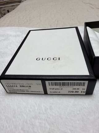 Cartera Gucci Negra con Tigre