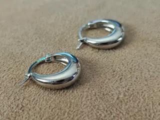 Pendientes Aro Grueso Plata