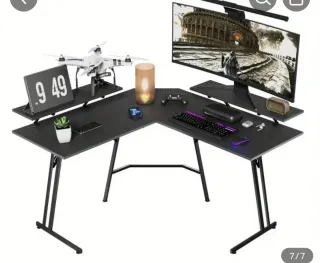 Escritorio Gamer Esquinero Negro