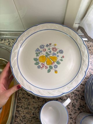 Vajilla 72 piezas porcelana sin estrenar