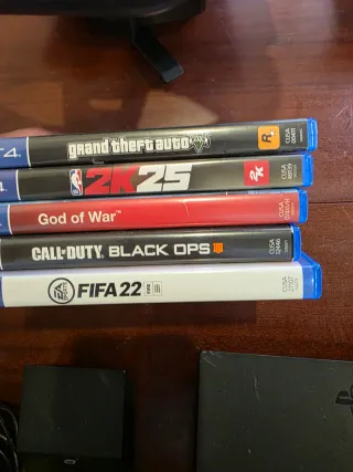 PS4 1TB + Volante, Mandos y Juegos